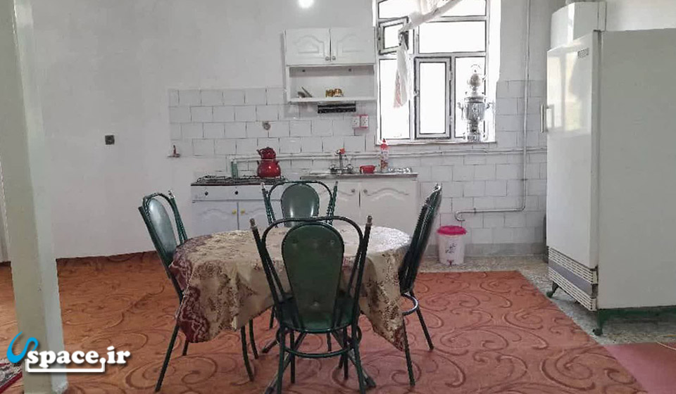 نمای آشپزخانه خانه بومی کریمی - تخت سلیمان تکاب